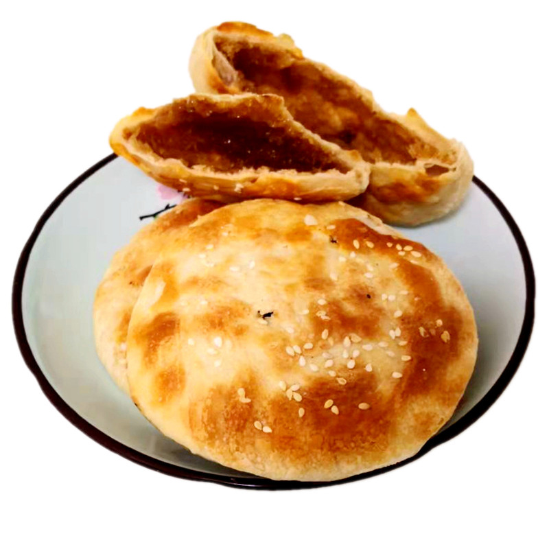 宝盖烧饼湖南衡阳特产传统手工红糖桂花芝麻香甜酥脆酥薄月饼即食