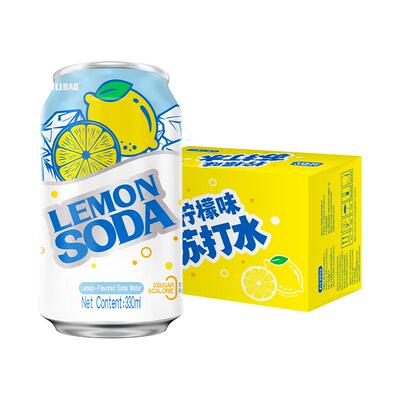 健力宝柠檬味苏打水330ml*12罐