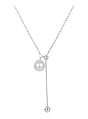 长款珍珠项链可调节轻奢气质小众