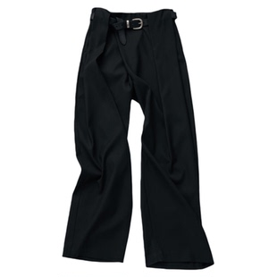 REFOUND TEN 设计师 25秋冬新品 打褶直筒西裤（包含皮带）SOLSOL