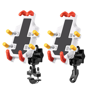 摩托车手机导航支架机车摩旅骑行减震电动踏板自行车手机架防摔震