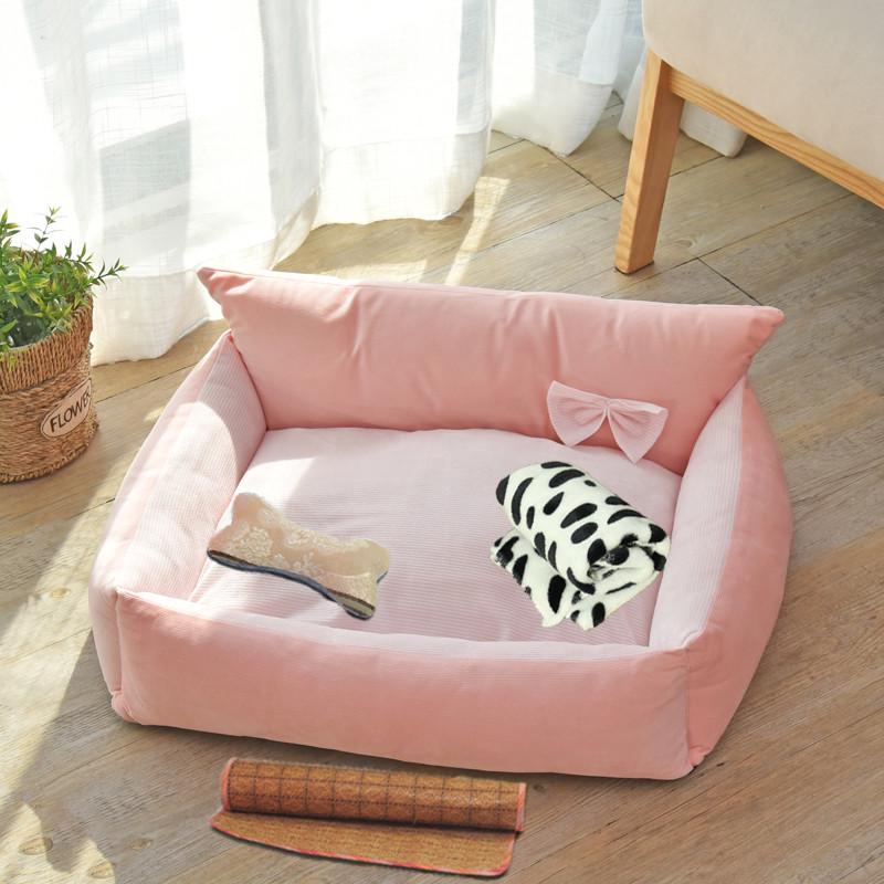 狗窝四季通用可拆洗泰迪中小型犬狗狗用品床宠物垫子夏季猫窝夏天