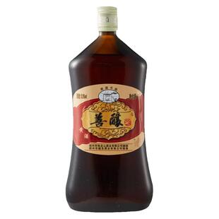 青藤书屋善酿黄酒半甜型1L瓶装 绍兴自饮糯米老酒2斤可泡阿胶入药