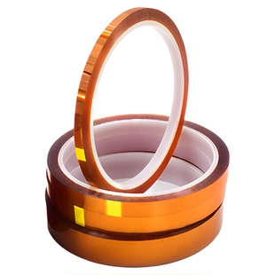 金手指胶带耐高温PI聚酰亚胺胶带线路板防焊耐热电池包扎手机维修隔热汽车烤漆电镀酸碱茶色绝缘胶带