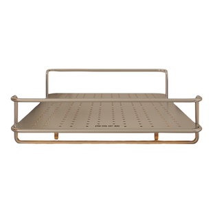 闽劲悬浮床不锈钢床1米5双人床1米8主卧现代简约金属床加厚钢架床