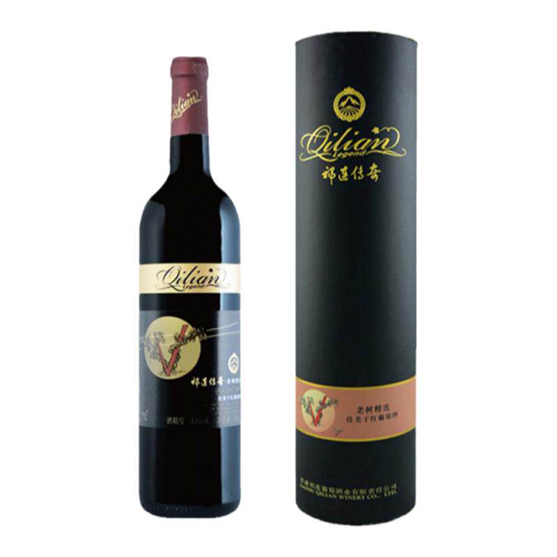 甘肃祁连传奇干红葡萄酒佳美红酒干红静态葡萄酒