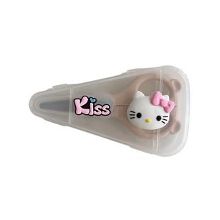 宝宝辅食剪刀不锈钢食物辅食剪可剪肉菜婴儿辅食研磨工具外带便携