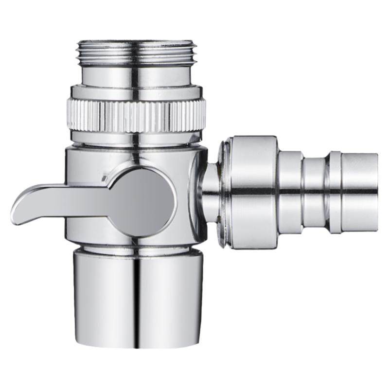 水龙头一分二接头厨房洗脸盆洗衣机进水管连接口分水器能万分流器