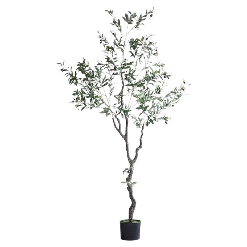 ins北欧仿真绿植盆栽橄榄树落地大型植物家居室内仿真装饰假绿植