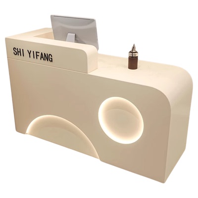 简约小型人造板奶油色