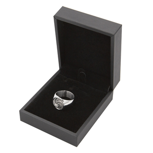 GAONCREW集聚现象  镶钻磨砂雕刻永动风车戒指男女