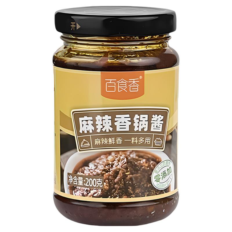 百食香麻辣香锅酱200g调味料麻辣鲜香排骨鸭掌鸡翅干锅酱火锅底料