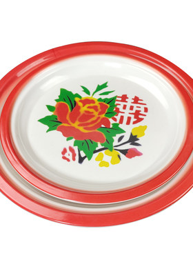 多功能盘子密胺仿瓷商用圆形盘子