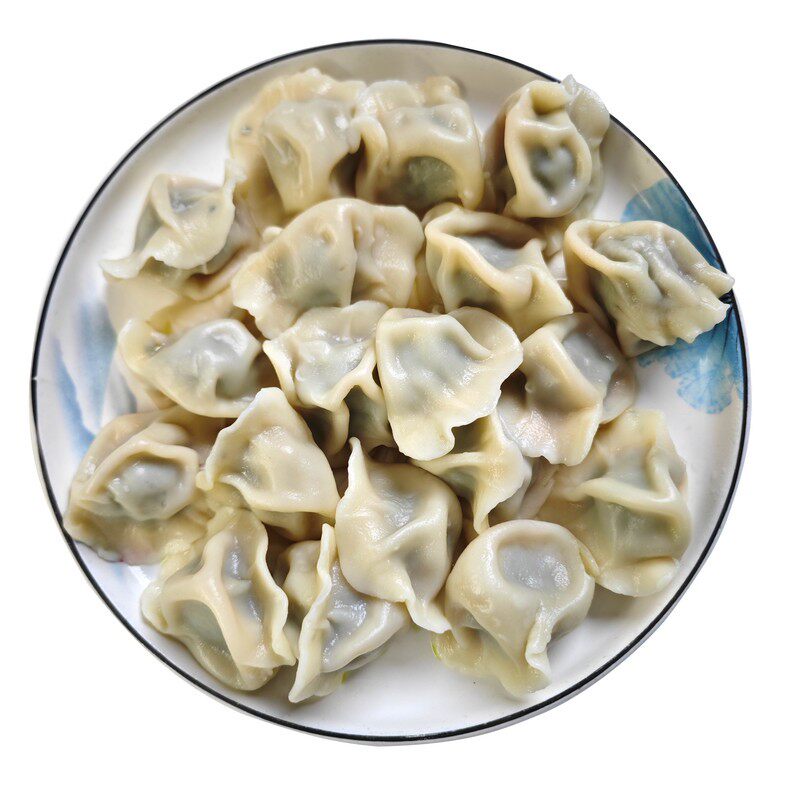茴香鸡蛋水饺纯素馅水饺手工饺子水饺/煎饺/虾饺