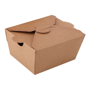 一次性餐盒外卖食品级牛皮纸商用餐饮打包盒便当小吃炸鸡定制饭盒