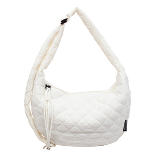 超火小众不撞款包包女士菱格绗缝夹棉包2025新款休闲通勤斜挎包女