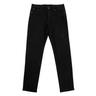 第五街新款中腰修身小直筒裤男装简约休闲牛仔长裤215756-213