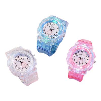 小兔子可爱公主儿童手表发光夜光