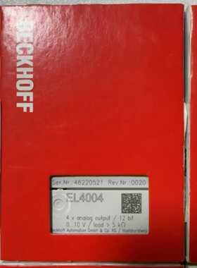 议价原装倍福模块EL4004 EL5001 EL3062 EL3024 EL5101 EL6002 现