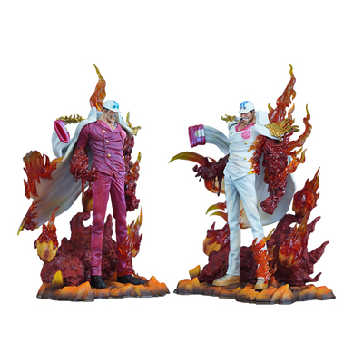 One Piece 动漫周边萨卡斯基LZ赤犬海军三大将手办二次元模型礼物