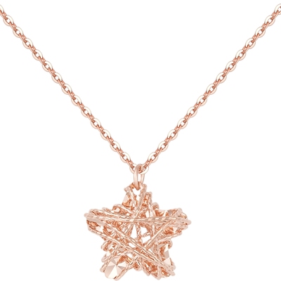 潮宏基星星18K金项链颈饰