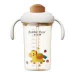 布比熊马年限定礼盒婴童吸管直饮杯PPSU防喷呛喝水喝奶奶瓶学饮杯