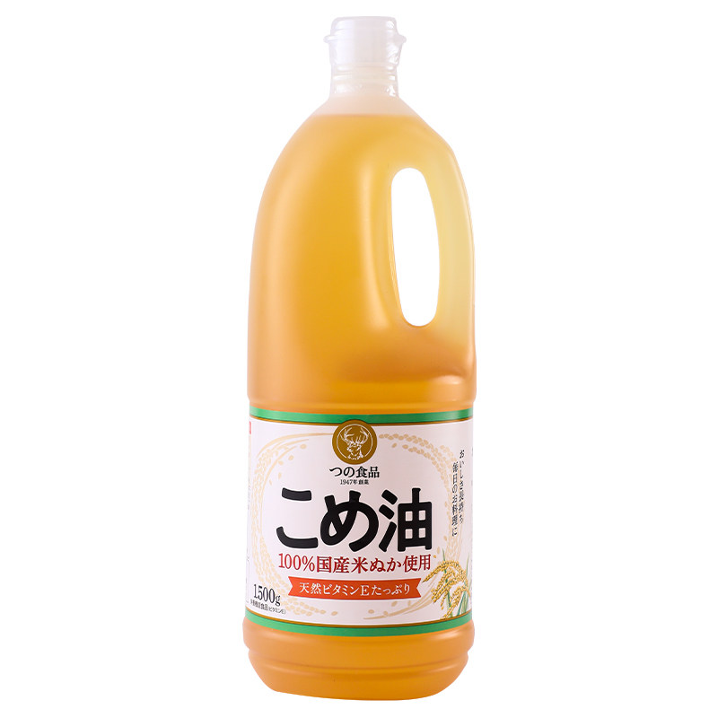 TSUNO筑野米糠油日本原装进口稻米油家用食用油官方旗舰店1500g