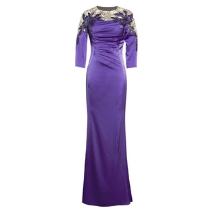 创意狐晚礼服女2025新款高级感高端宴会礼服裙年会晚宴主持人长裙