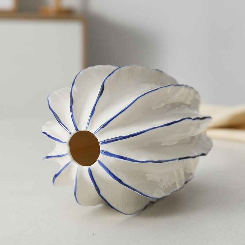 杨桃陶瓷花瓶摆件ins轻乔迁奢酒店装饰品礼物民宿厂供新玄关客厅