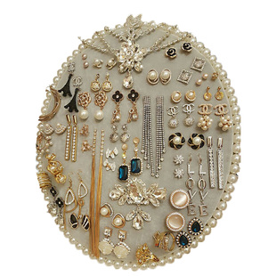 首饰珠宝托盘展示架道具收纳神器挂耳环耳钉戒指项链挂架手饰品架