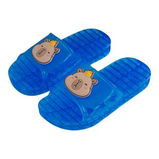 卡皮巴拉儿童水晶拖鞋男女童防臭凉鞋外穿塑胶女孩夏天居家室内