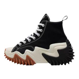 匡威Run Star Motion黑色白色松糕厚底增高帆布鞋171545C 171546C