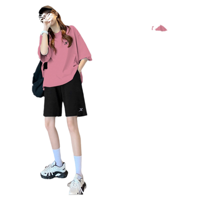 特步运动套装女2024夏季新款