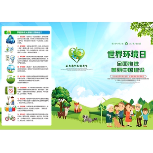 2026年节能宣传周宣传折页世界环境日宣传单彩页节约用水三折页单页节能环保宣传节约用水画册节能宣传周海报
