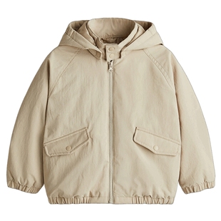 HM童装男童春季立领拉链前襟疏水外套1242974