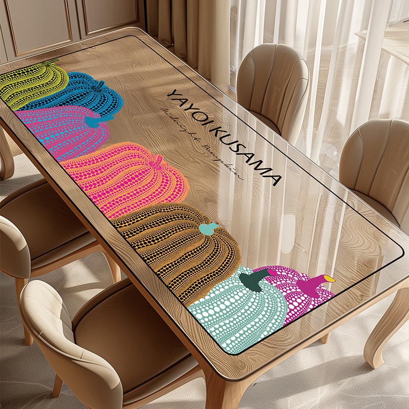 透明软玻璃桌垫防水防油免洗书桌学生小桌布桌面保护垫防烫茶几垫