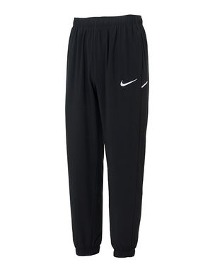 Nike耐克梭织长裤男裤黑色运动裤