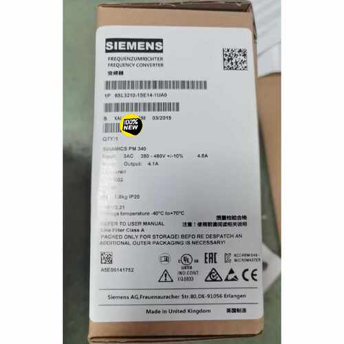 议价6SL32101SE141UA0S120变频器适用