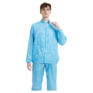 防静电服无尘洁净车间食品电子男女防尘防护衣翻领分体套装工作服