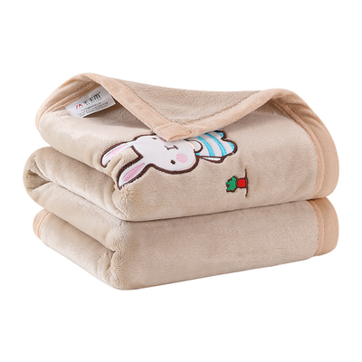 办公室午睡毯盖腿毯小毛毯法兰绒