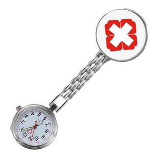 卡通护士表女款学生考试胸怀表夜光简约复古可爱少女口袋便携挂表