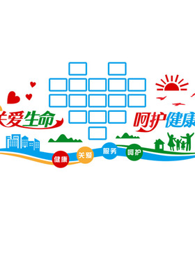 医院科室文化墙员工风采展示墙