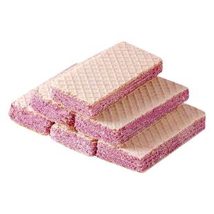 香芋味威化饼干夹心饼干零蔗糖网红宿舍追剧休闲小零食品整箱批发