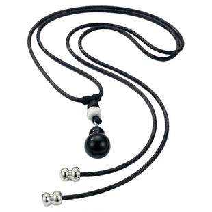 MIKOCH黑葫芦绑绳925银长项链配饰女2025新款高级感轻奢小众设计