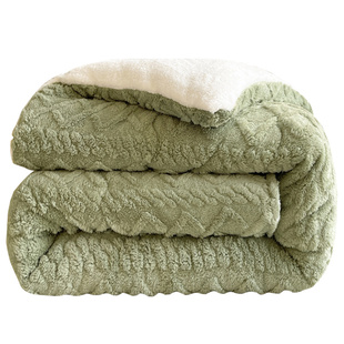 羊羔绒被子冬被加厚塔芙绒棉被双面绒被褥学生宿舍保暖被芯