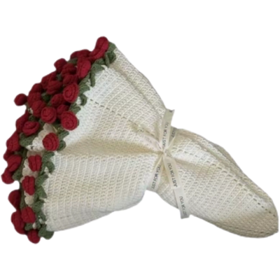 玫瑰花手工成品花束毯子伴手礼