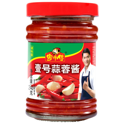 粤师傅壹号蒜蓉辣酱0脂肪好味道