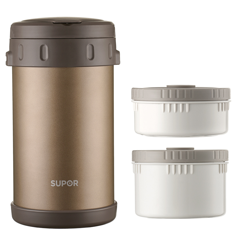 苏泊尔保温饭盒上班族不锈钢多层大容量加热24小时超长保温饭桶