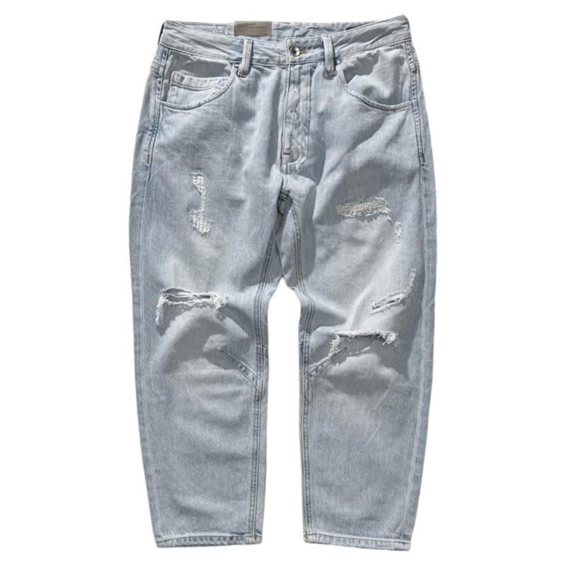 ABLEJEANS男士夏季宽松牛仔裤潮