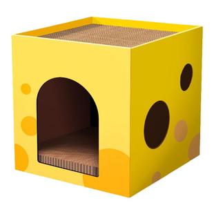猫抓板猫窝一体耐抓耐磨不掉屑大号双层瓦楞纸箱沙发防猫抓猫玩具